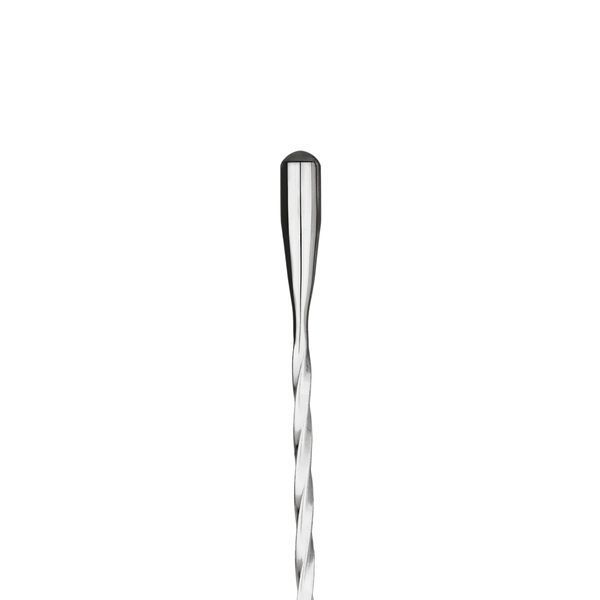 Барная ложка 40 см с каплей Серебристая 15432-BS-40cm-t-s фото