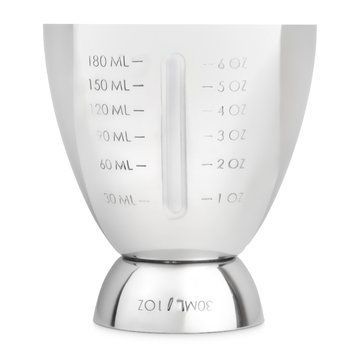 Джигер з поділками 180 мл сріблястий 40258-J-180ml-s фото