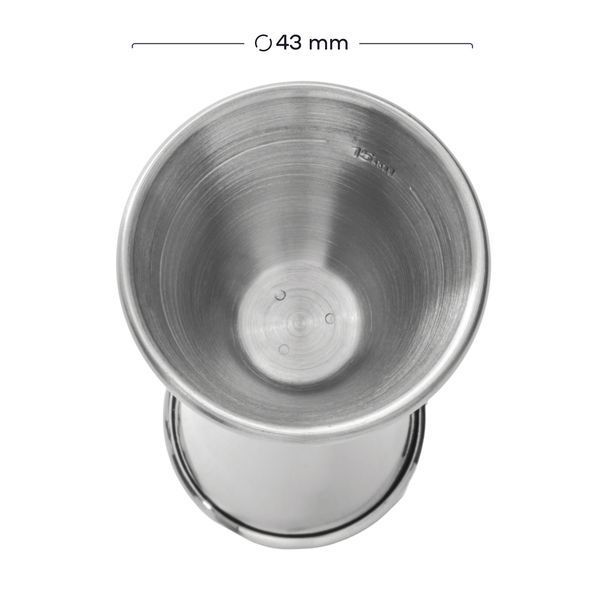 Джиггер 25/50 мл с делениями 15/35 мл Серебристый 68667-Ji-25x50-j-s фото