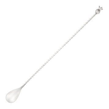 Барная ложка 43 см с ананасом Серебристая 39012-BS-43cm-t-s фото