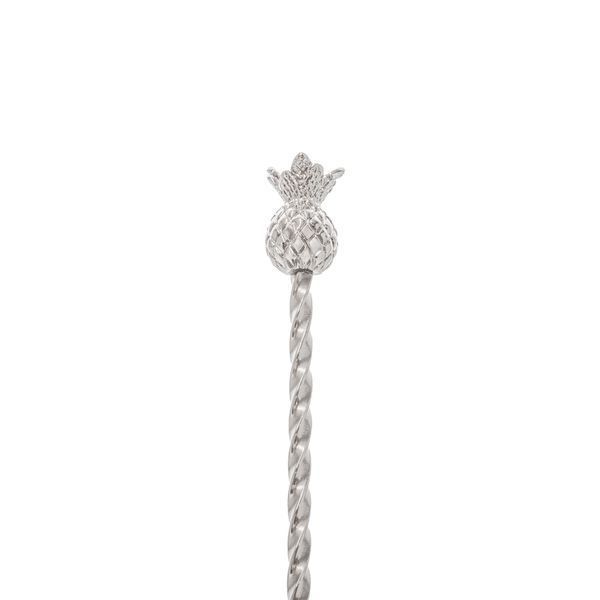 Барна ложка 43 см з ананасом Срібляста 39012-BS-43cm-t-s фото