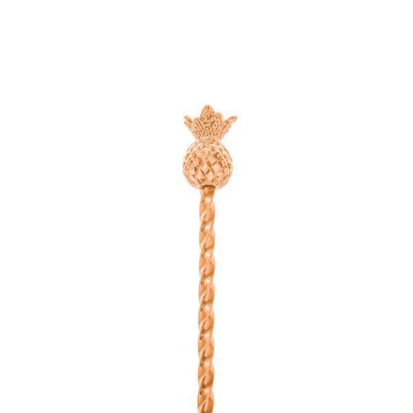 Барная ложка 43 см с ананасом Медная 14573-BS-43cm-t-c фото