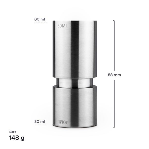 Джиггер 30/60 мл Тубус 12345-Ji-30x60-b-s фото