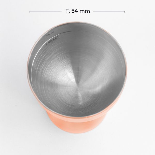 Джиггер Bell 30/60 с делениями 15/35 мл Медный 75241-Ji-30x60-b-c фото