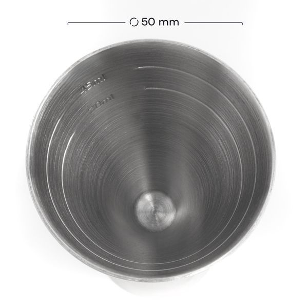 Джиггер Аэро 1/2 Oz (30/60 мл) с делениями Серебристый 83741-Ji-30x60-a-s фото