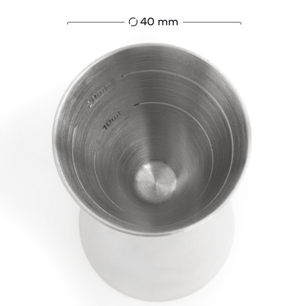 Джиггер Аэро 1/2 Oz (30/60 мл) с делениями Серебристый 83741-Ji-30x60-a-s фото