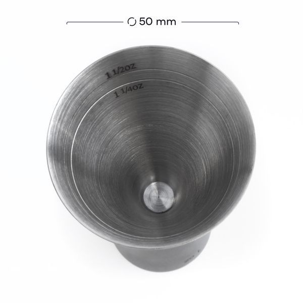 Джиггер Аэро 1/2 Oz (30/60 мл) с делениями Черный 70821-Ji-30x60-a-b фото