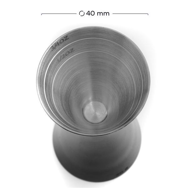 Джиггер Аэро 1/2 Oz (30/60 мл) с делениями Черный 70821-Ji-30x60-a-b фото