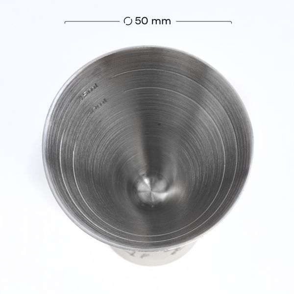 Джиггер Аэро 1/2 Oz (30/60 мл) с делениями с Гравировкой 70513-Ji-30x60-a-s фото