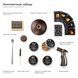 Подарочный набор для копчения коктейлей в деревянном кейсе 09102-Smoker-kit-10 фото 2