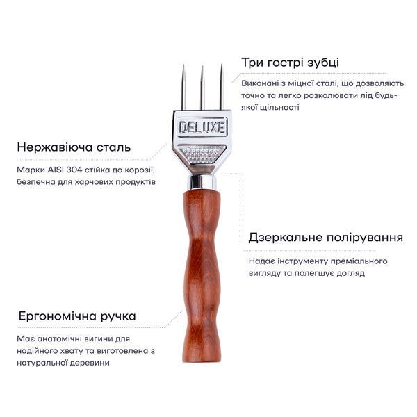 Пика для колки льда De Luxe 46056-IF-p фото