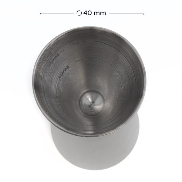 Джиггер Мистер Слим 30/60 с делениями Черный 08634-Ji-30x60-s-b фото